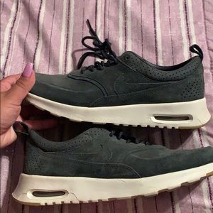 Green Suede Nike Air Max Thea